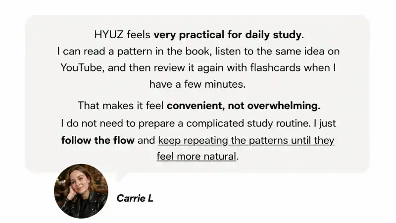 HYUZ student review Andrea
